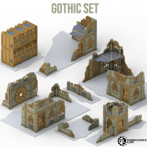 Set de ruines futuristes pliables - 11e édition - Gothique