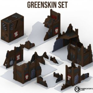 Set de ruines futuristes pliables - 11e édition - Peaux-vertes