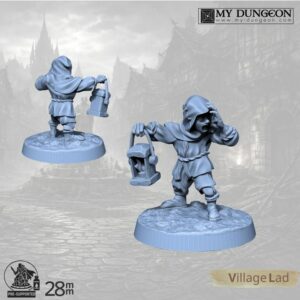 NPC - Village Lad with Lantern