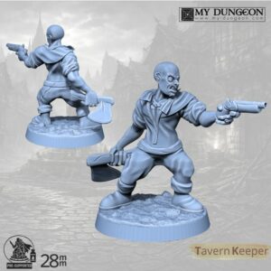 NPC - Tavern Keeper with Pistol & Axe