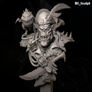The Crazy Orc Pirate Bust