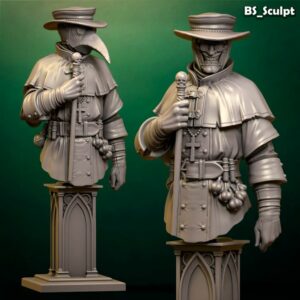 Plague Doctor Bust