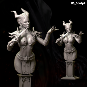 The Queen of Pain Bust
