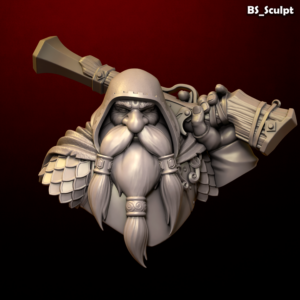 Haldir Dwarf Bust