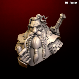 Gundar Dwarf Bust