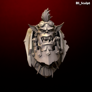 Grok Orc Bust