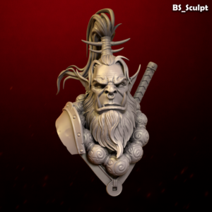 Orc Blademaster Bust