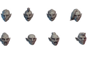 Modular Orcs - Heads