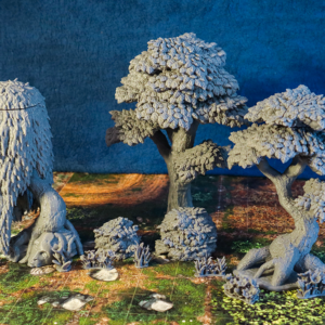 Arbres, buissons et fleurs