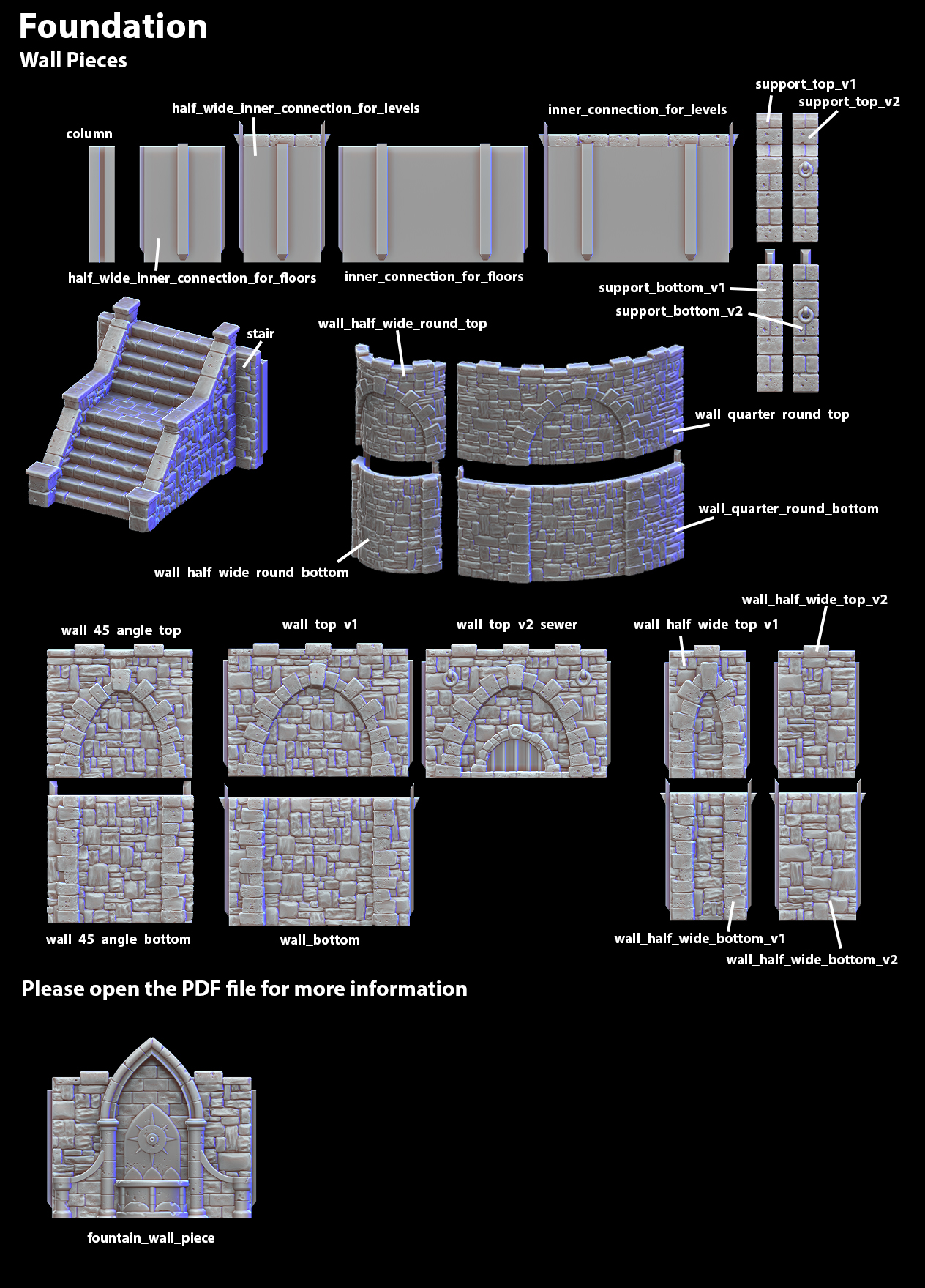 Fondations modulaires de ville médiévale – Image 16